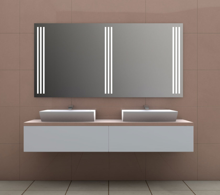LED-Flächenlicht - Hinterleuchtung eines Badezimmerspiegels